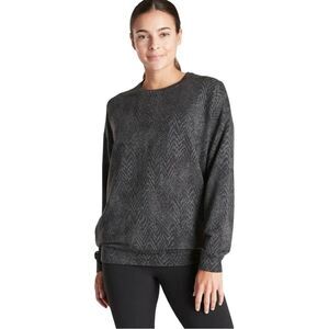 Athleta Grey Studio to Street Splatter Print Sweatshirt